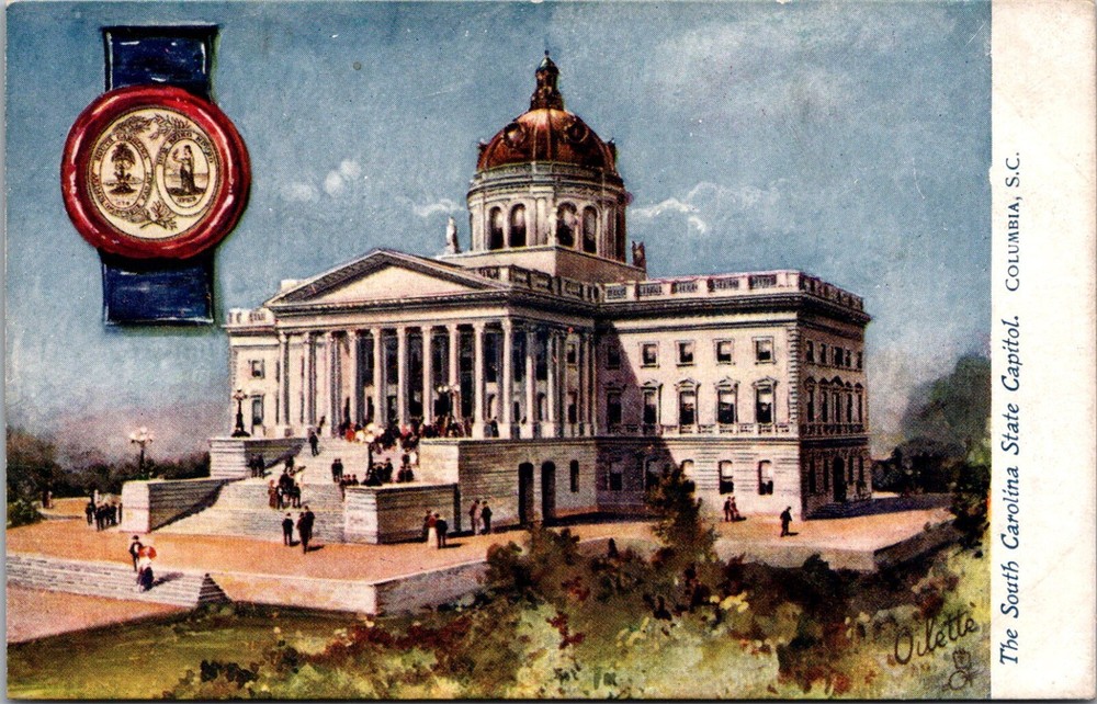 South Carolina State Capitol Tuck 2454 Vintage Postcard E68