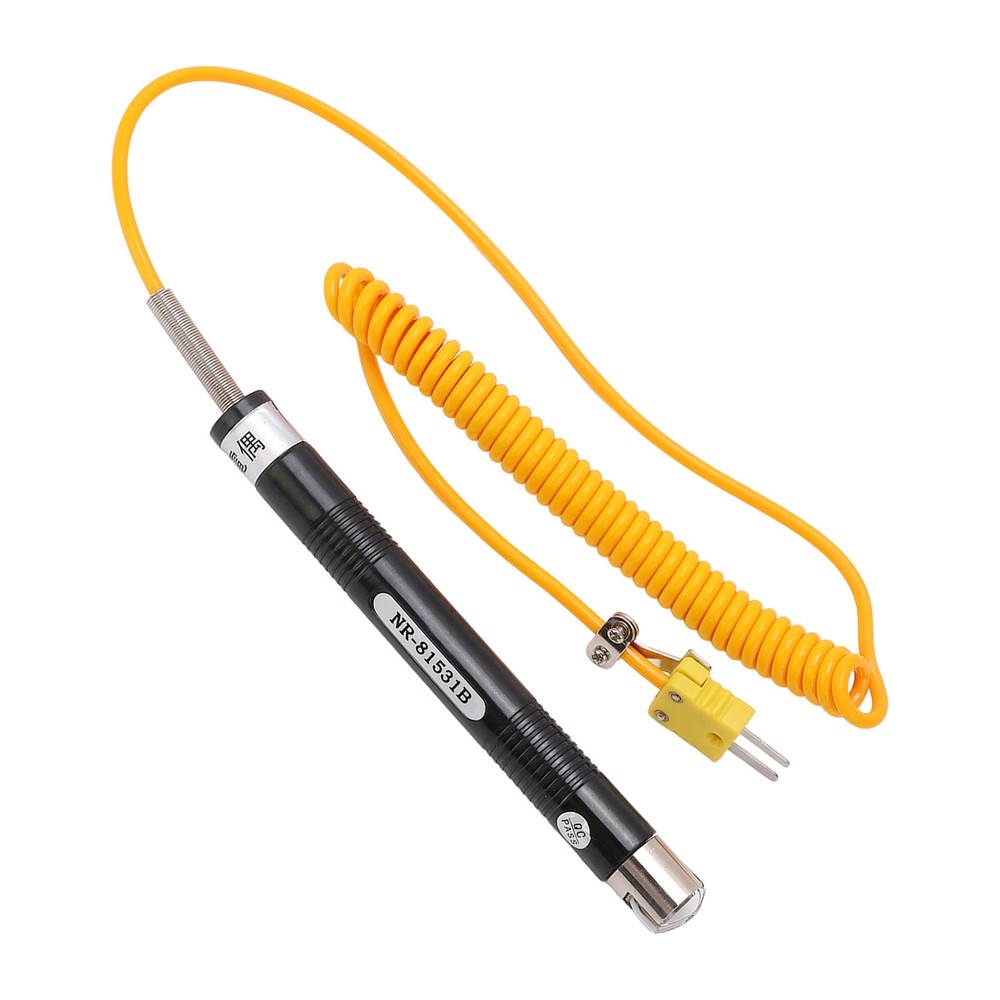 Accurate Measurement K Type Handheld Surface Thermocouple Probe For Ceramics-image