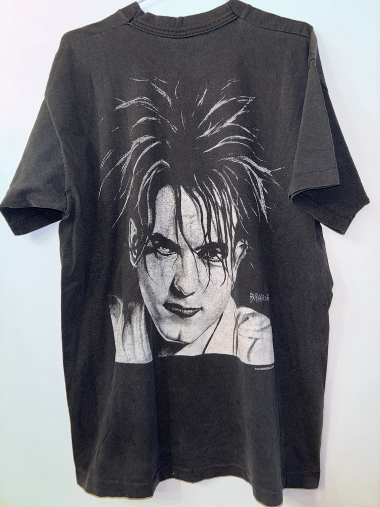 Vintage Bradford Gallery The Cure Robert Smith T Shirt Size XL Black