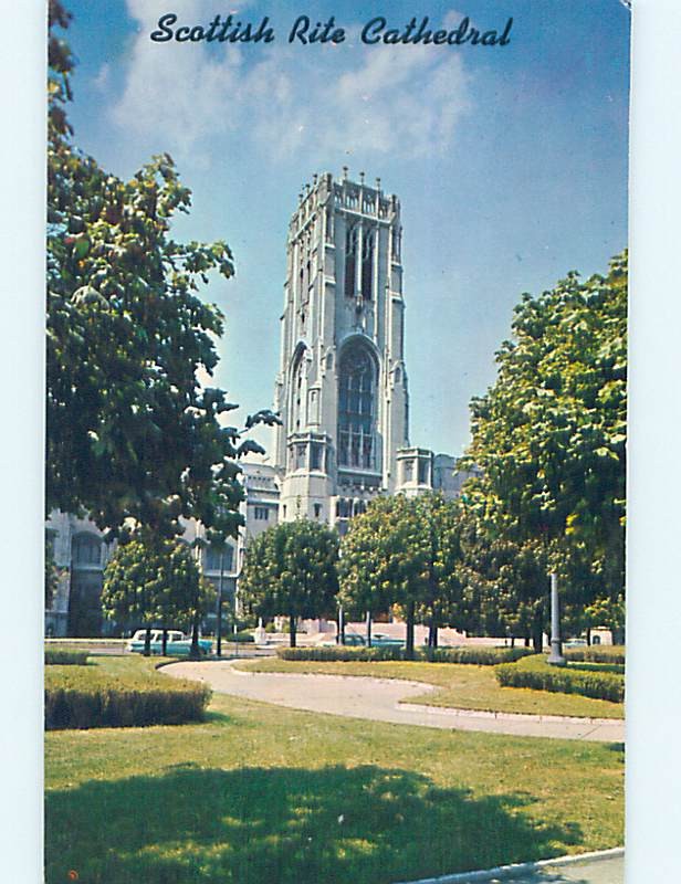 Unused Pre-1980 CHURCH SCENE Indianapolis Indiana IN L4049