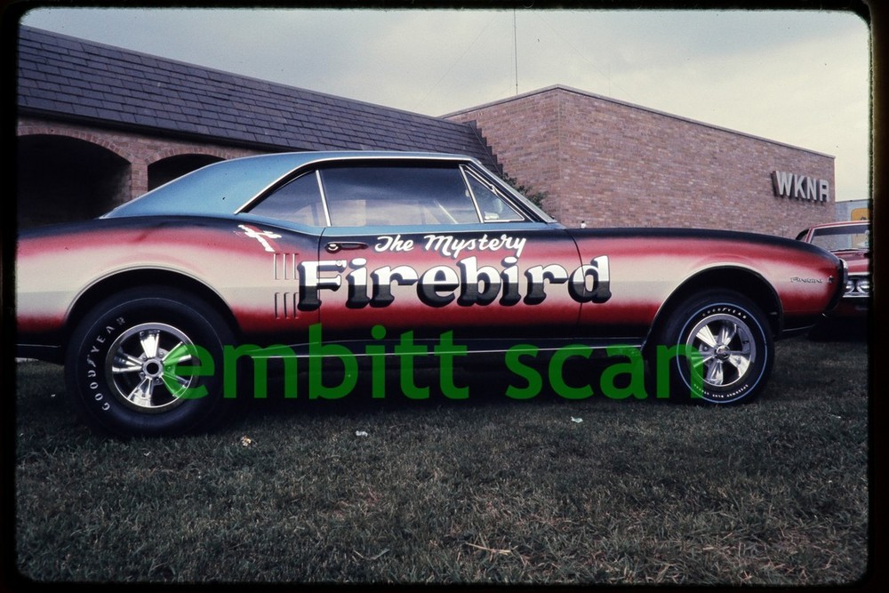 Original Slide, Royal Pontiac's Mystery Firebird, 1967