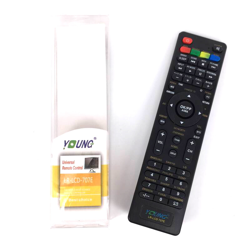 New LR-LCD-707E Universal TV Remote for Sony LG Samsung Sharp TVs