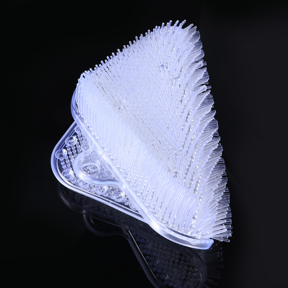 Massage Bath Mat with Acupressure Foot Scrubber for Shower & Bathtub  