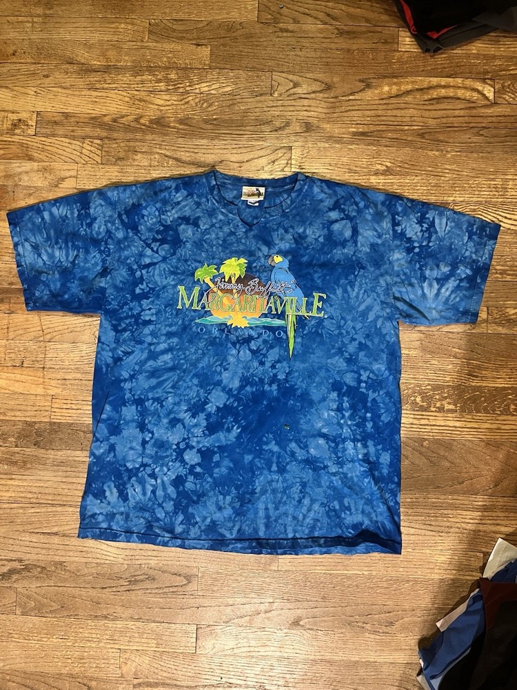 Jimmy Buffet Margaritaville Orlando Blue T-Shirt Size XXL