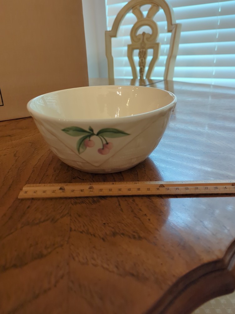 Pfaltzgraff Garden Party Basket Weave 7 1/4 Inch Serving Bowl