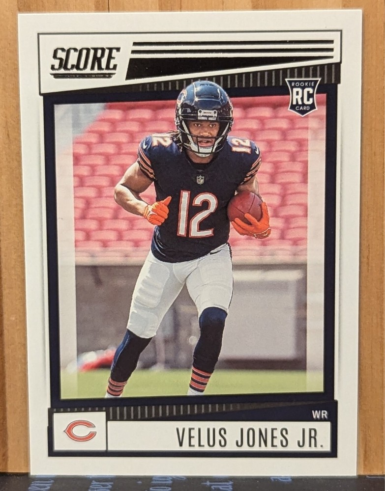 2022 Panini Score Velus Jones Jr. #395 RC