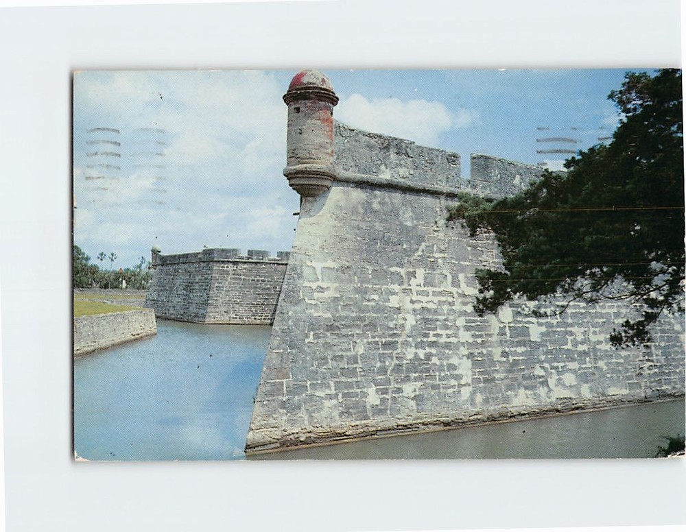 Postcard Castillo de San Marcos St. Augustine Florida USA