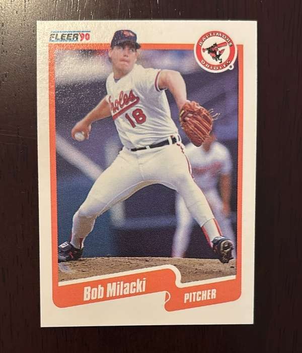 1990 Fleer #182 Bob Milacki