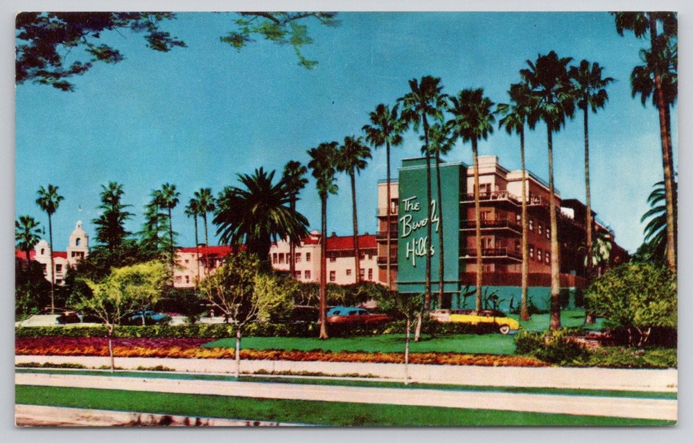 Vintage Beverly Hills Hotel Postcard 
