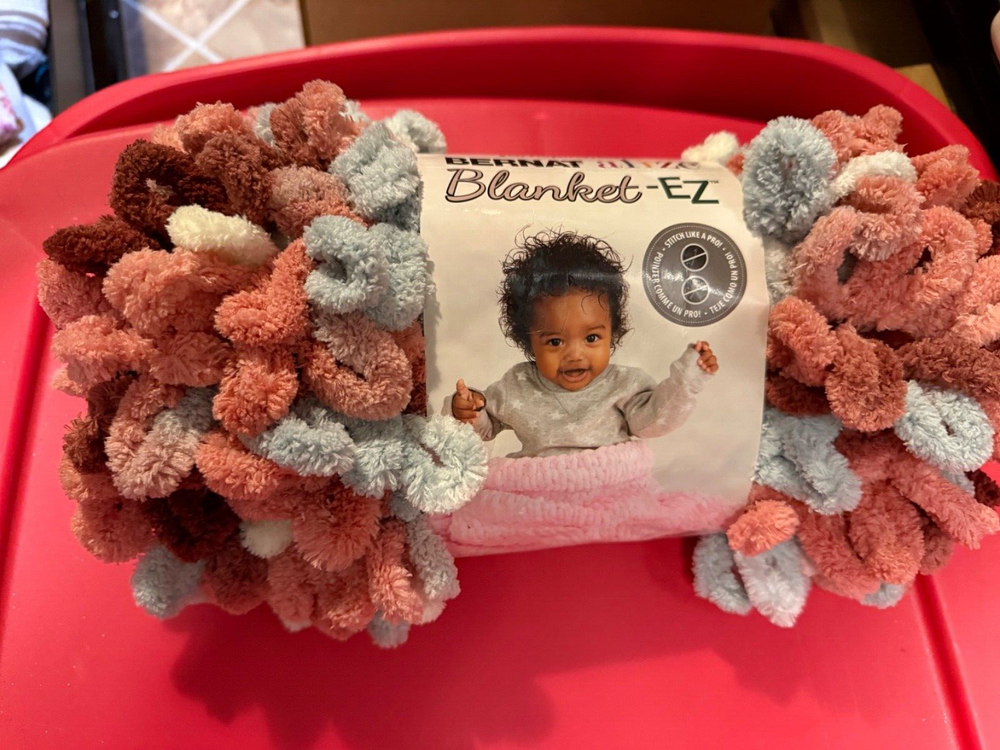 Yarnspirations Bernat Alize Blanket EZ Yarn, Warm Clay