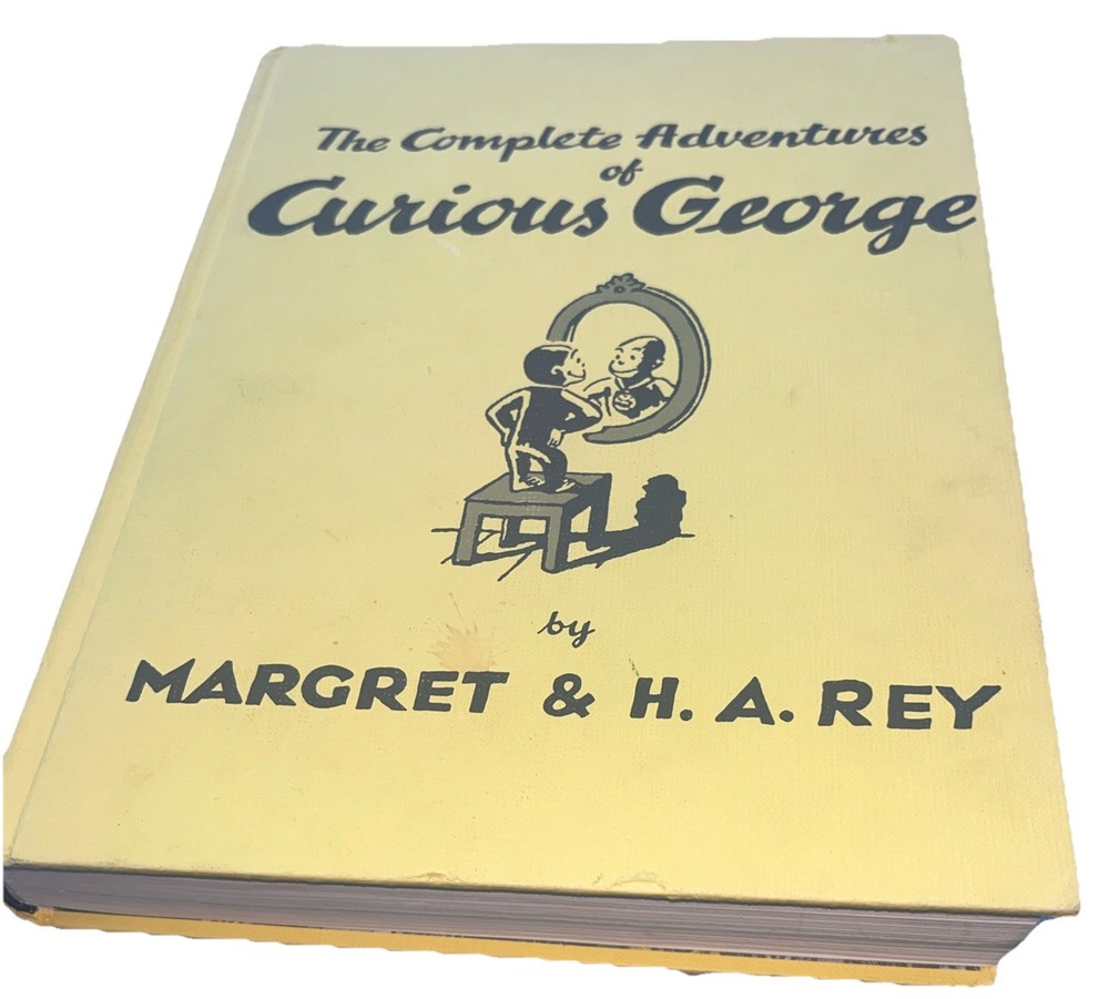The Complete Adventures of Curious George by Margret & H.A. Rey Hardcover Vtg
