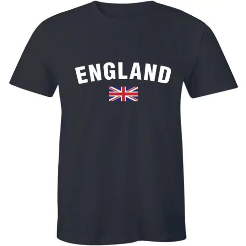 England Distressed World Cup Soccer English National Flag Pride Mens T-Shirt Tee