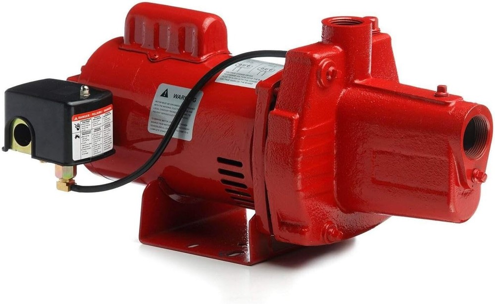 1/2 HP Premium Cast Iron Water Pump with Pressure Switch - Ideal for Rural Homes
