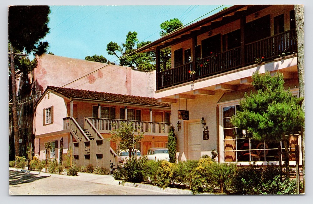 Spinning Wheel Inn Steakhouse Carmel by the Sea California CA 1950s Postcard