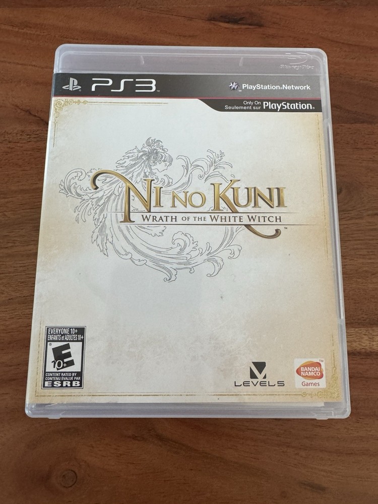 Ni No Kuni: Wrath of the White Witch (Sony Playstation 3, PS3, 2013) Complete