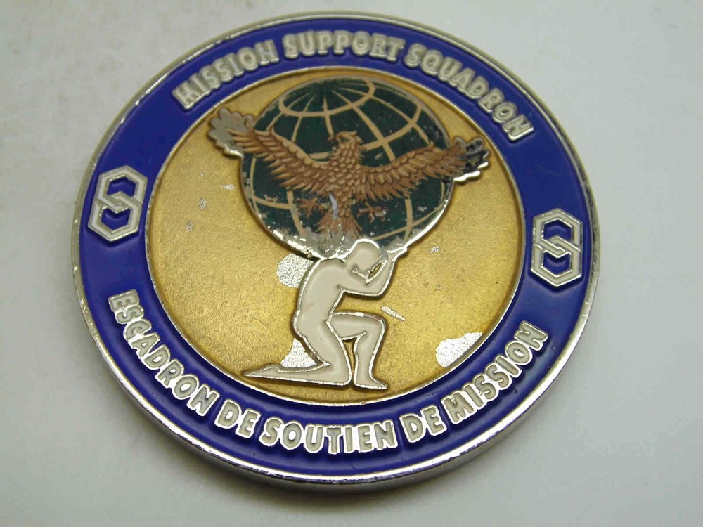 ROYAL CANADIAN AIR FORCE MISSION SUPPORT SQUADRON CHALLENGE COIN