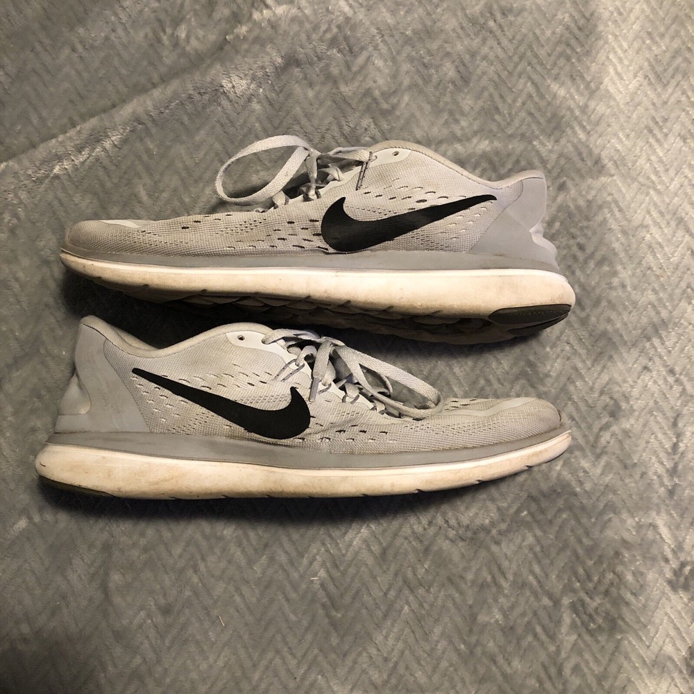Nike Womens Flex 2017 RN 898476-002 Gray Running Shoes Sneakers Size 9