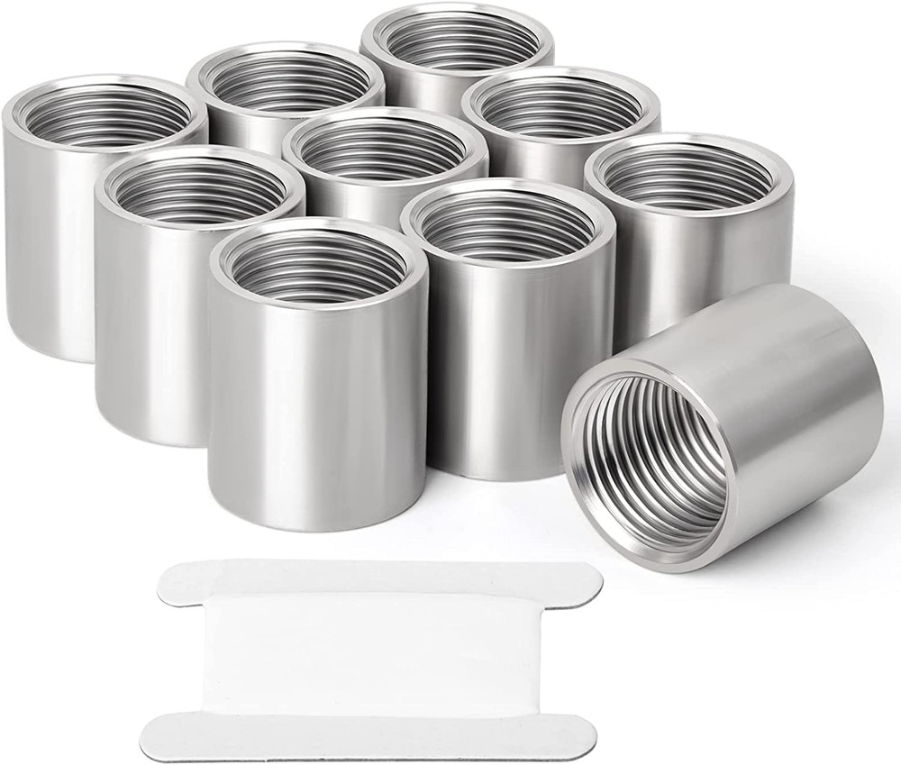 10PCS 304 Stainless Steel Cast Pipe Fitting, Coupling, 1/4