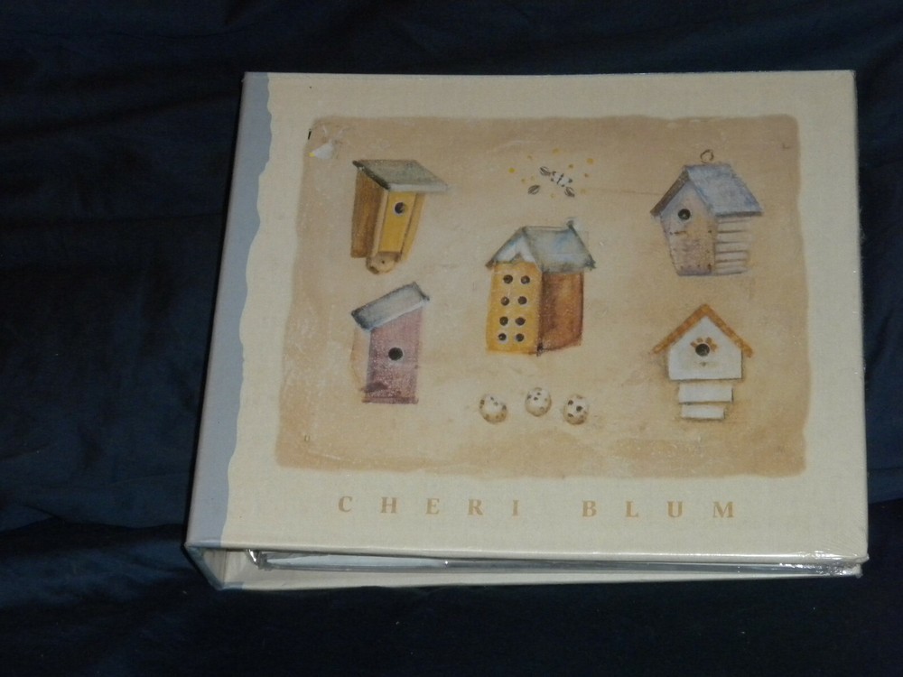 NEW Cheri Blum Acid Free 3 Ring Photo Memory Journal Album Hydrangea 9 x10