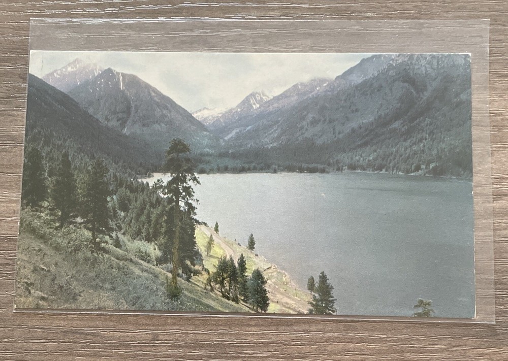 Joseph Oregon OR Wallowa Lake And Mountains Vintage Postcard