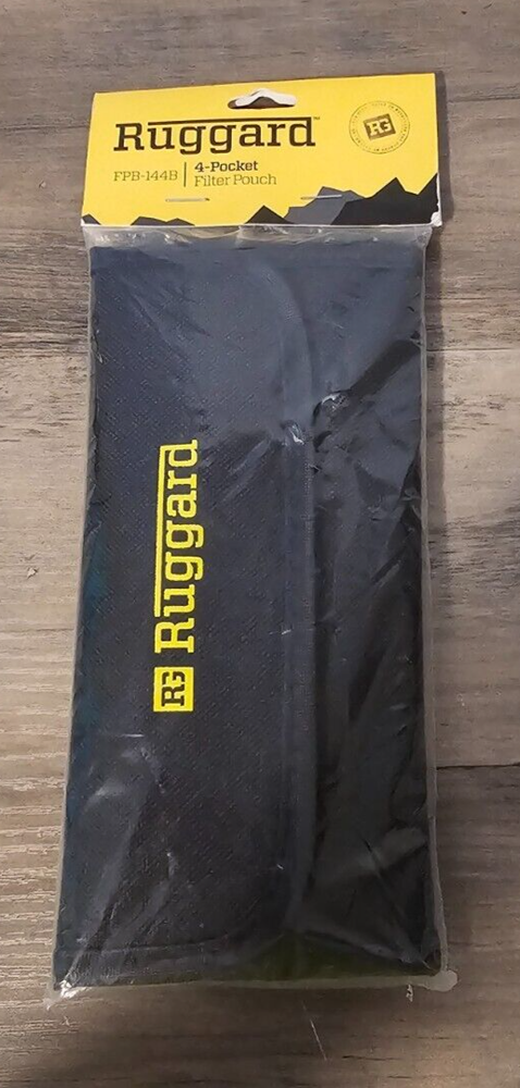 Ruggard 4-Pocket Lens Filter Pouch FPB-144B Case NIP Up to 67mm