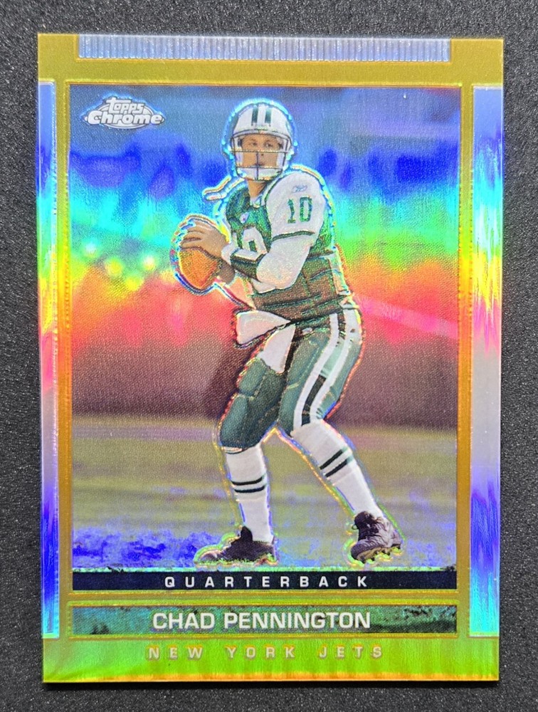 Chad Pennington 2003 Topps Chrome Draft Picks & Prospects Gold Refractor #62