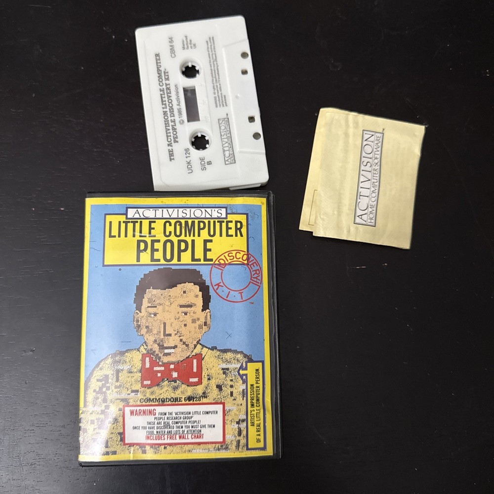Commodore 64 Little Computer People game by Activision - Tested Working