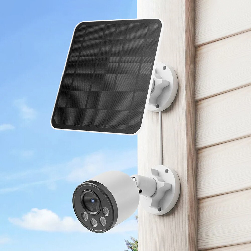 5V 6W Solar Panel 9.8 Ft Charging Cable Solar Charging Panel for Security Camera