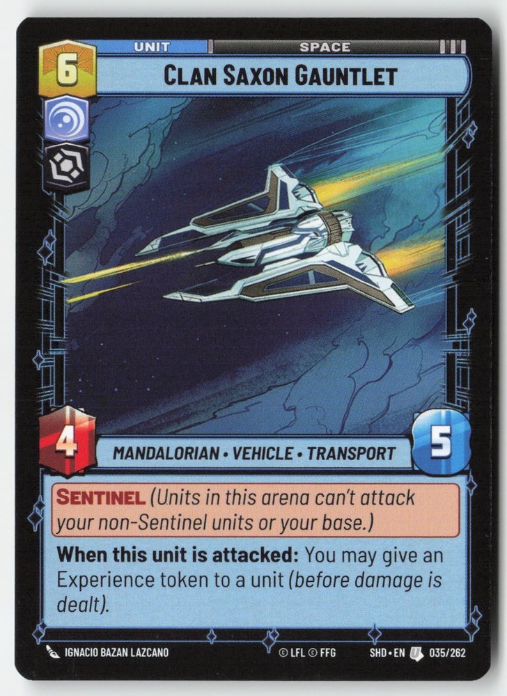 SWU - Clan Saxon Gauntlet SHD 035 Non-Foil