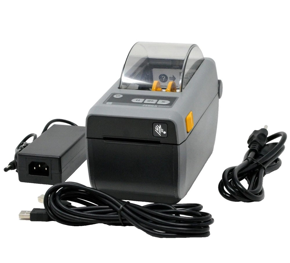 Zebra ZD410 Thermal Label Printer USB Ethernet Bluetooth 203dpi Tested