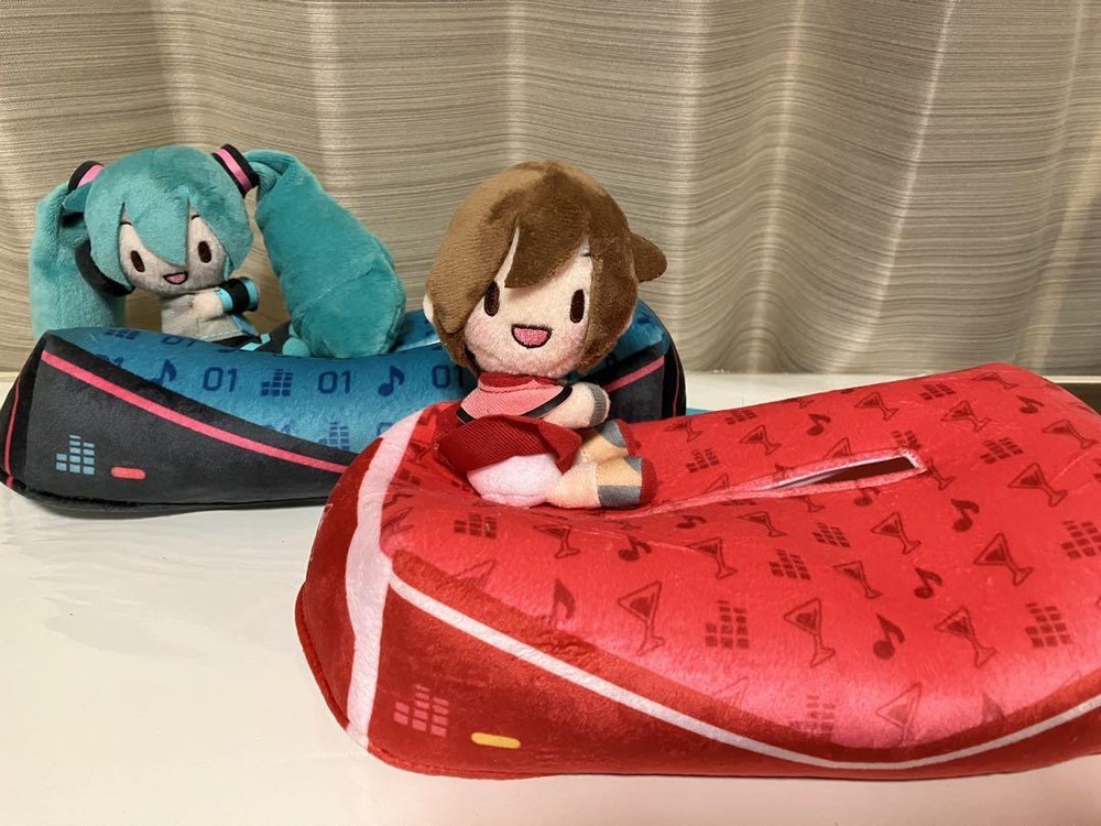 Hatsune Miku Tissue Box Cover MEIKO Amusement Prizes Bulk Sale Character Goods