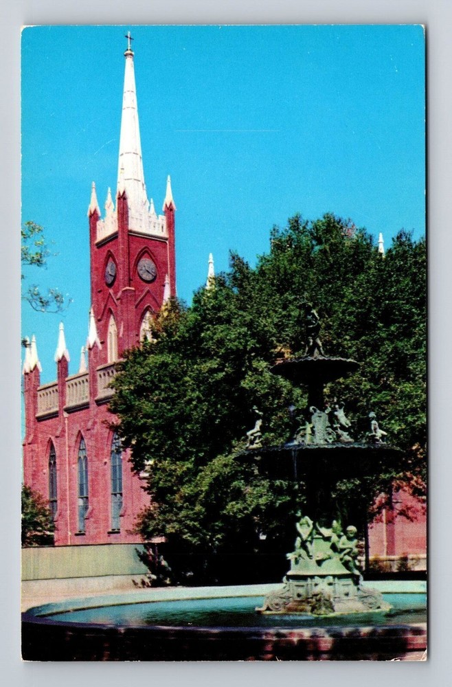 Natchez MS-Mississippi, St Mary's Cathedral, Vintage Postcard