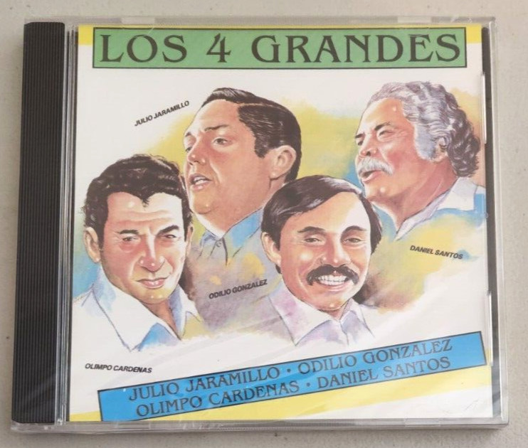 NEW - Los 4 Grandes Daniel Santos Julio Jaramillo Odilio Gonzalez CD SEALED