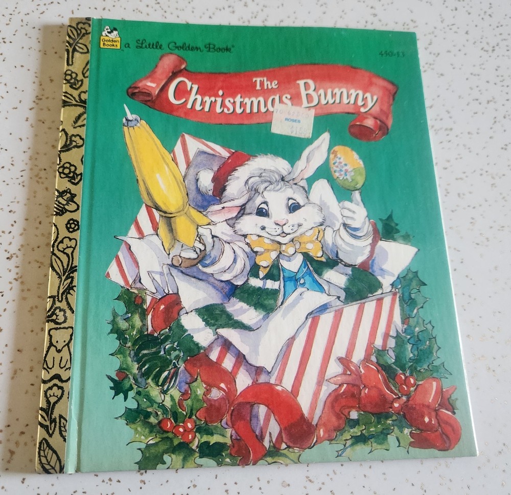 Vintage a Little Golden Book The Christmas Bunny Rabin Ewing Great condition