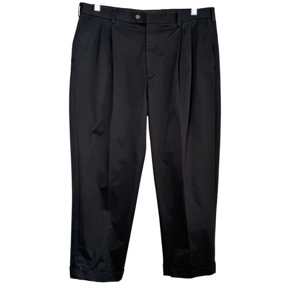 Vintage Ralph Ralph Lauren Mens Pleated Cuffed Pants Sz 40x29 Dapper Quiet Luxe