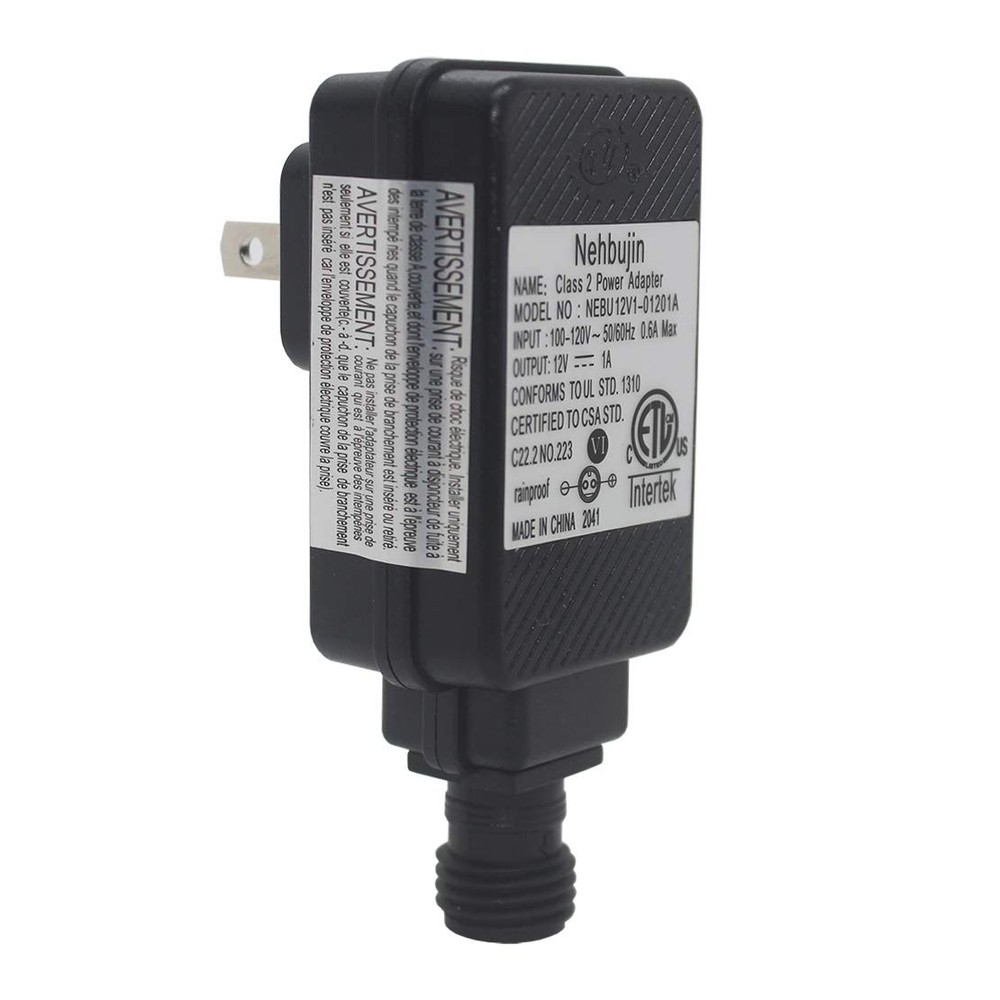 12V 1A Class 2 Power Supply, IP44 LED Transformer Replacement Yard Inflatable...