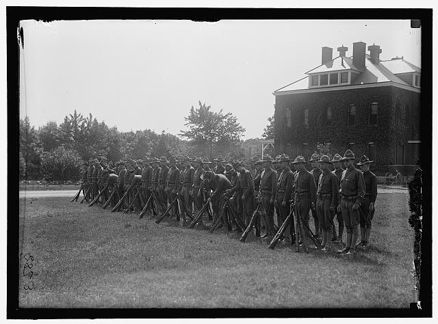 Officers Training Camp,Fort Myer,Arlington County,Virginia,VA,Harris & Ewing,13
