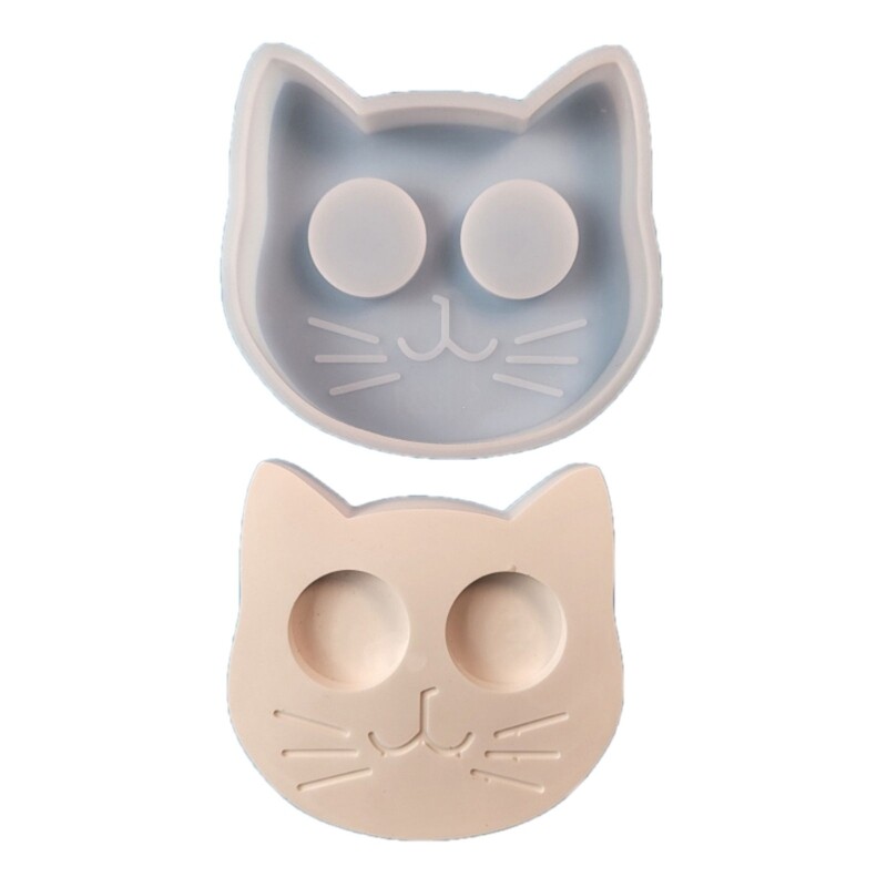 Silicone Molds for Cat Eyes Candlesticks and Resin Castings