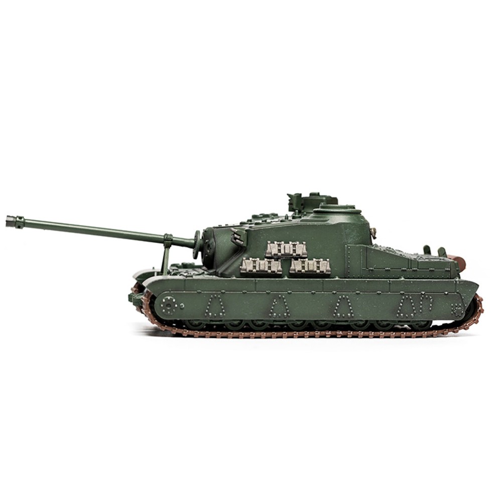 14cm Diecast Alloy 1/72 WWII British Army A39 Tortoise Tank Model Static Display