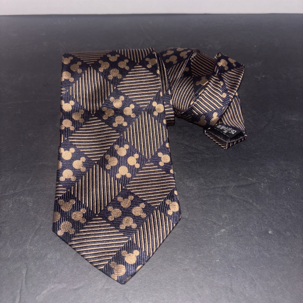The Disney Store Mickey Mouse 100% Silk Necktie