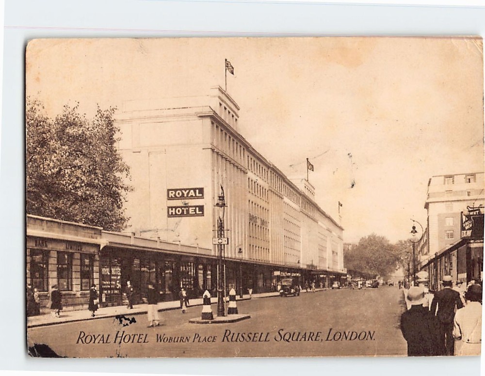Postcard Royal Hotel Woburn Place Russell Square London England