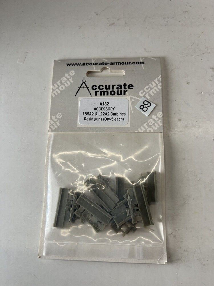 Accurate Armour A132 Accessory L85A2 & L22A2 Carbines Resin Guns (Qty-5 Each)-image
