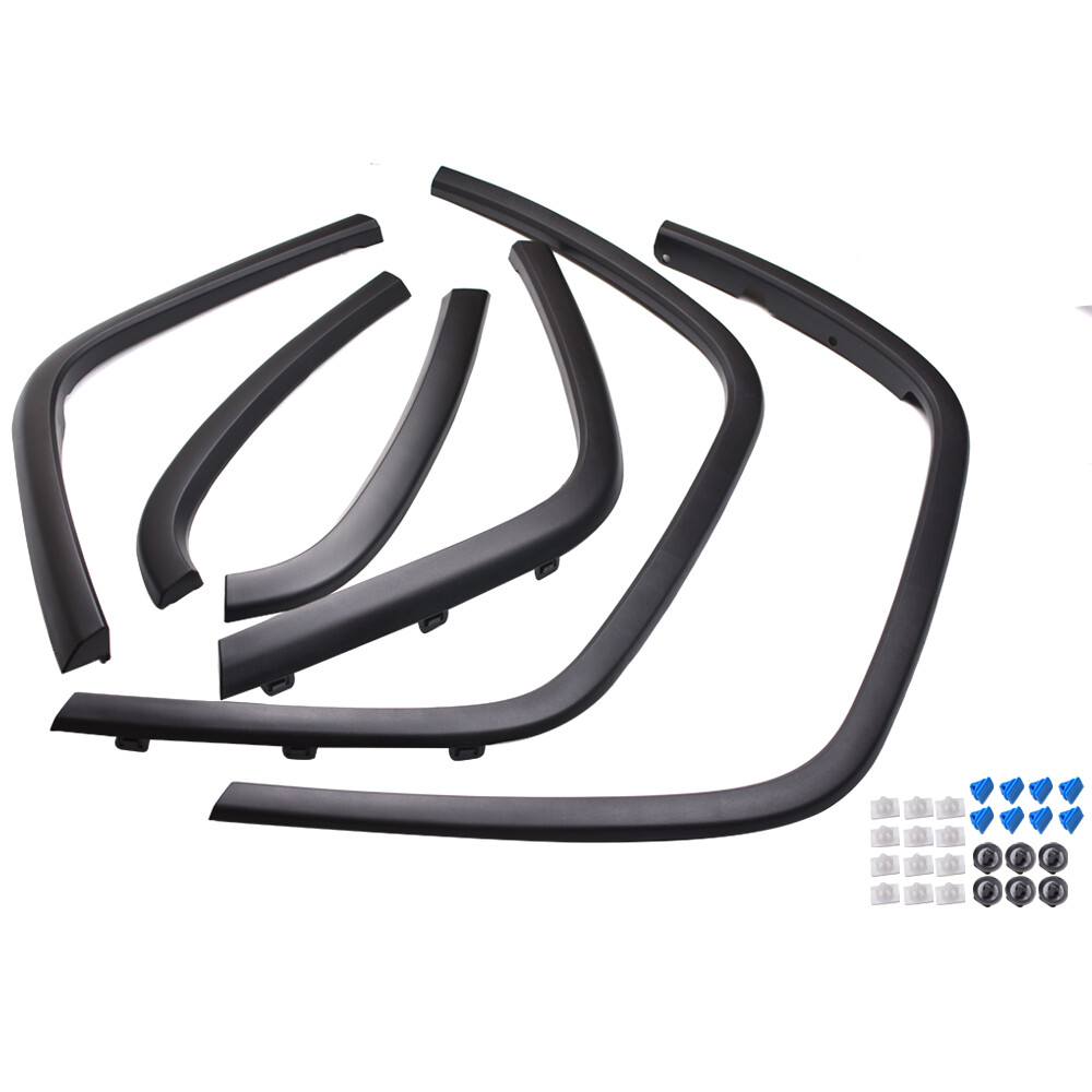 6 PCS Wheel Arch Fender Flare Molding Trim Set For 2011-2016 Jeep Grand Cherokee