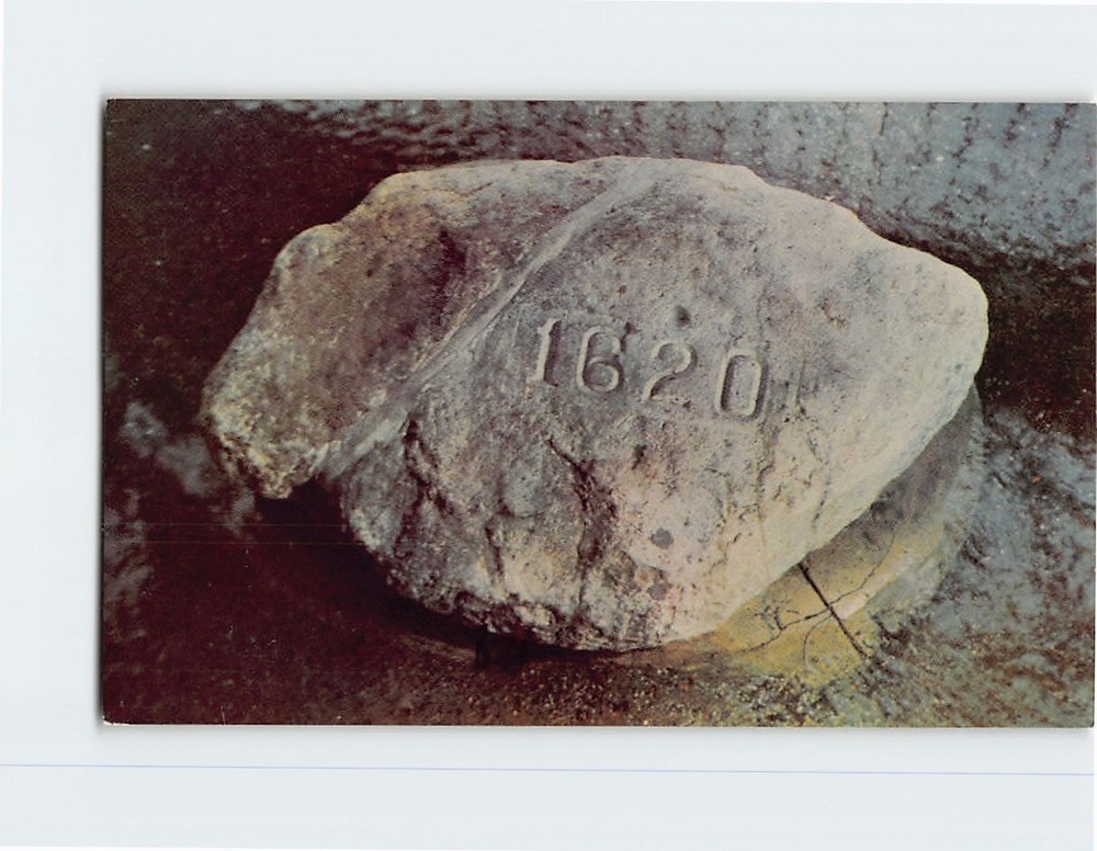 Postcard Historic Plymouth Rock Plymouth Massachusetts USA