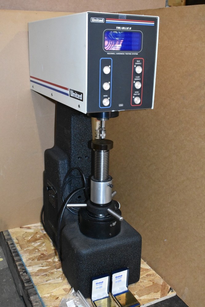 Rockwell Hardness Tester United Calibration Tru-Blue II 10 inch