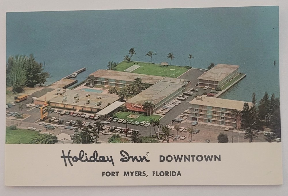26101A2 Chrome 5.5 x 3.5 Holiday Inn Fort Myers Florida
