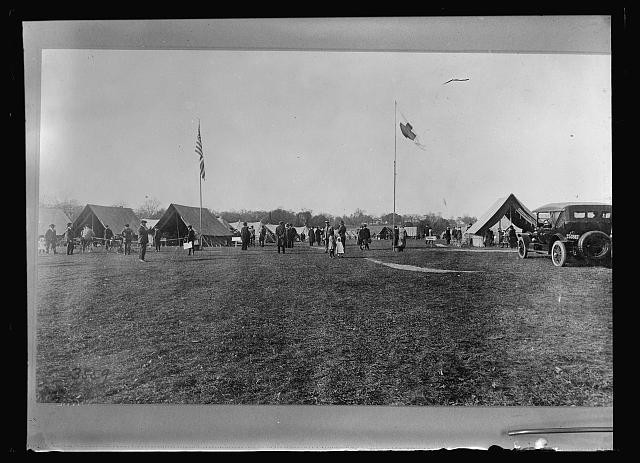 Photo:Philadelphia PA Fairmont Base Hospital Entrance WWI Camp 1917-1919