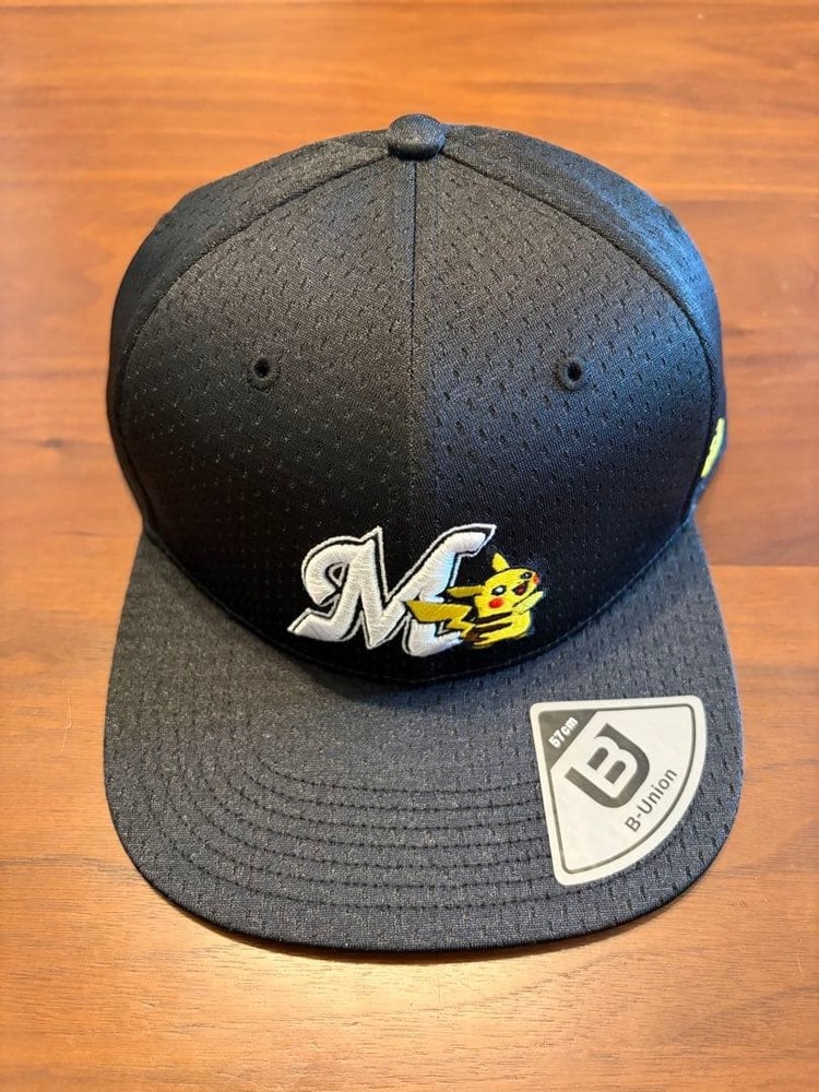 Chiba Lotte Marines Pro Collection Cap Pokemon Collaboration Authentic 57cm