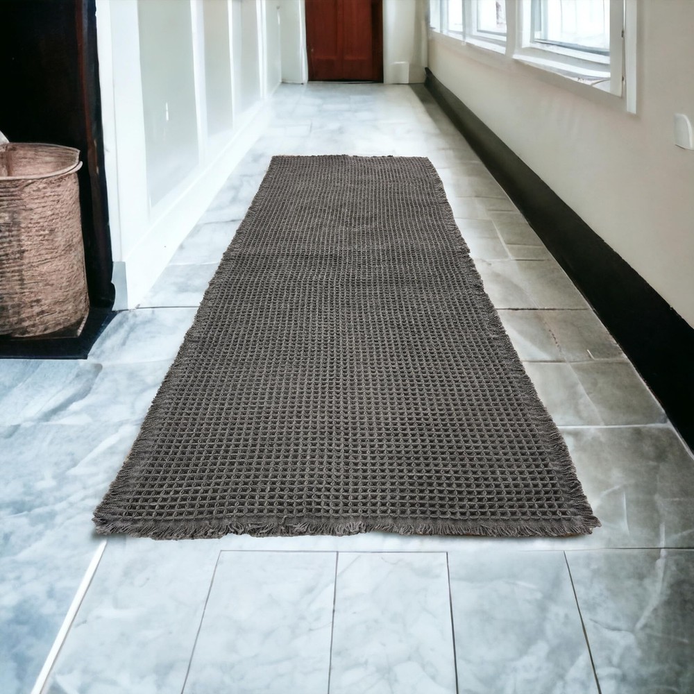 Waffle Bath Mat, Super Absorbent Non-Slip Bath Mats for Bathroom Floor, Machi...