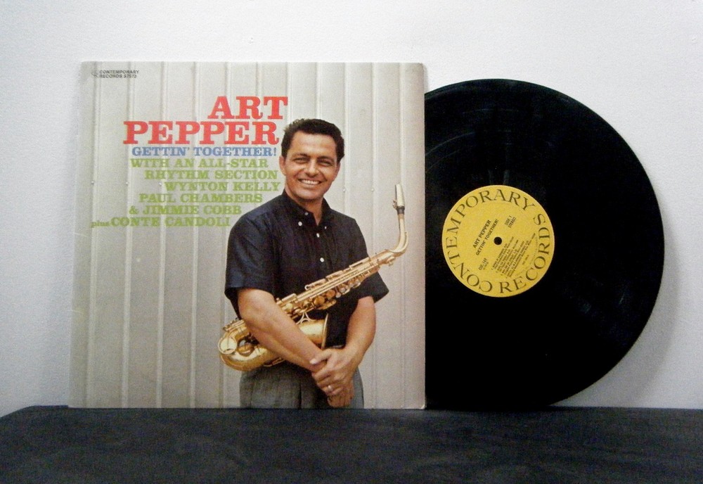 ART PEPPER LP Gettin together 1960 Contemporary RE Ojc jazz  vinyl